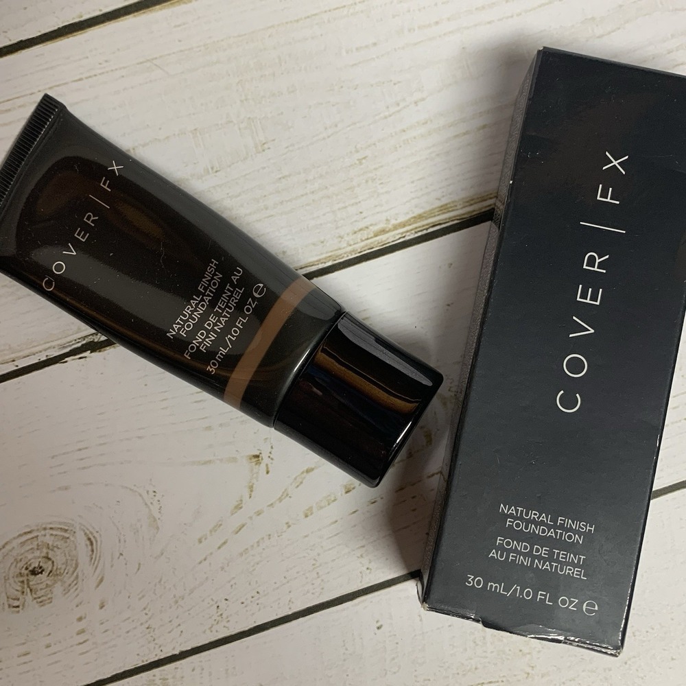 Cover FX Natural Finish Foundation - N 100 - 1 oz - NIB Med To Full Coverage